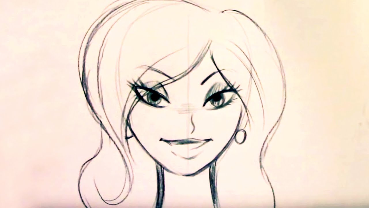 How to Draw a Beautiful Woman - Step by Step