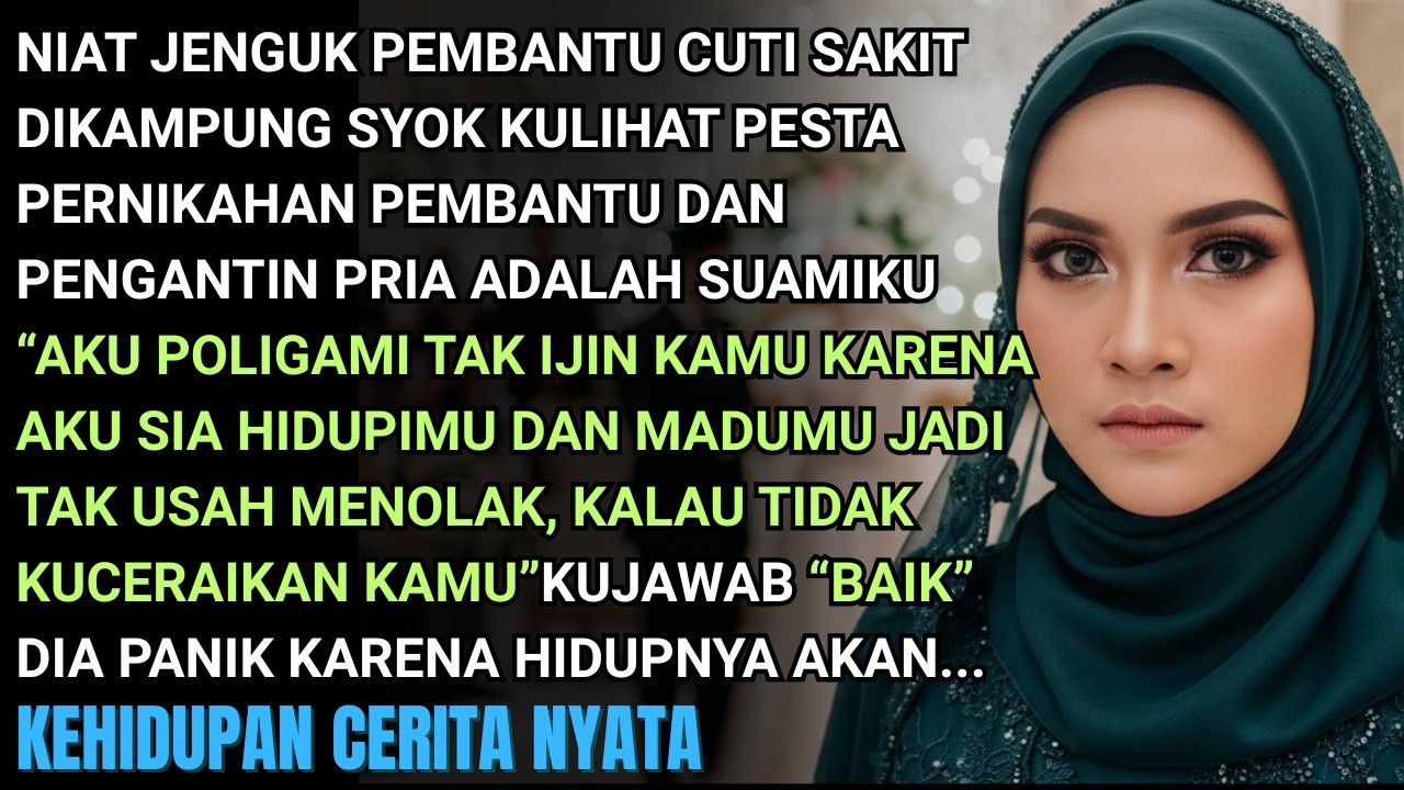 JENGUK PEMBANTU CUTI SAKIT DIKAMPUNG SYOK KULIHAT DIA MENIKAH PENGANTIN PRIANYA SUAMIKU-KUPERMALUKAN