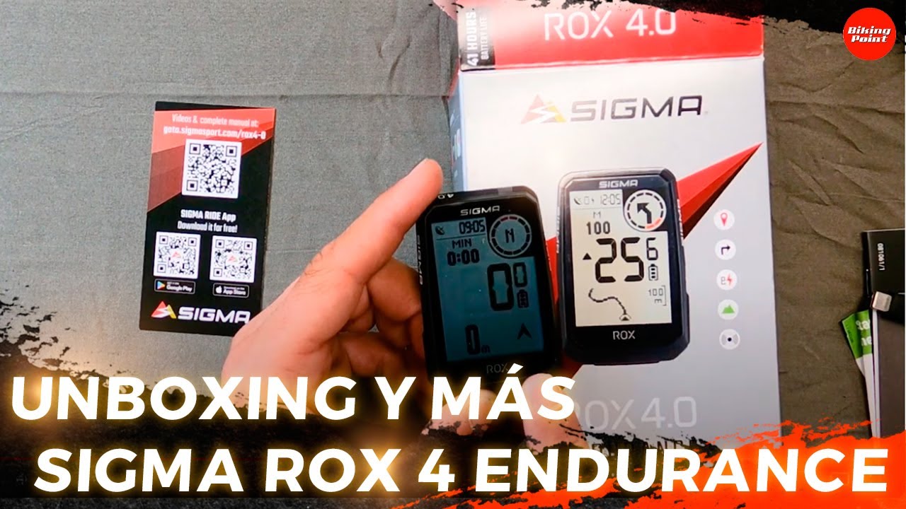 Sigma Rox 4 Endurance |Unboxing y funcionamiento
