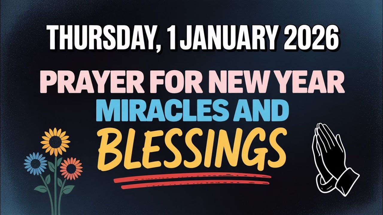THURSDAY , 1 JANUARY 2026 | Prayer For New Year Miracles And Blessings