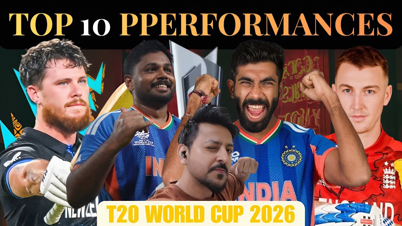 Top 10 Performance of T20 World Cup 2026 & Q&A | Bumrah, Allen, Brook Ya Sanju? #t20worldcup2026 