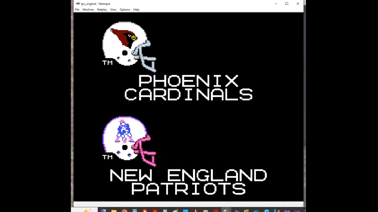 Tecmo Super Bowl Regular Season Week 5 Cardinals Season Cardinals vs Patriots And ScoresAndStandings