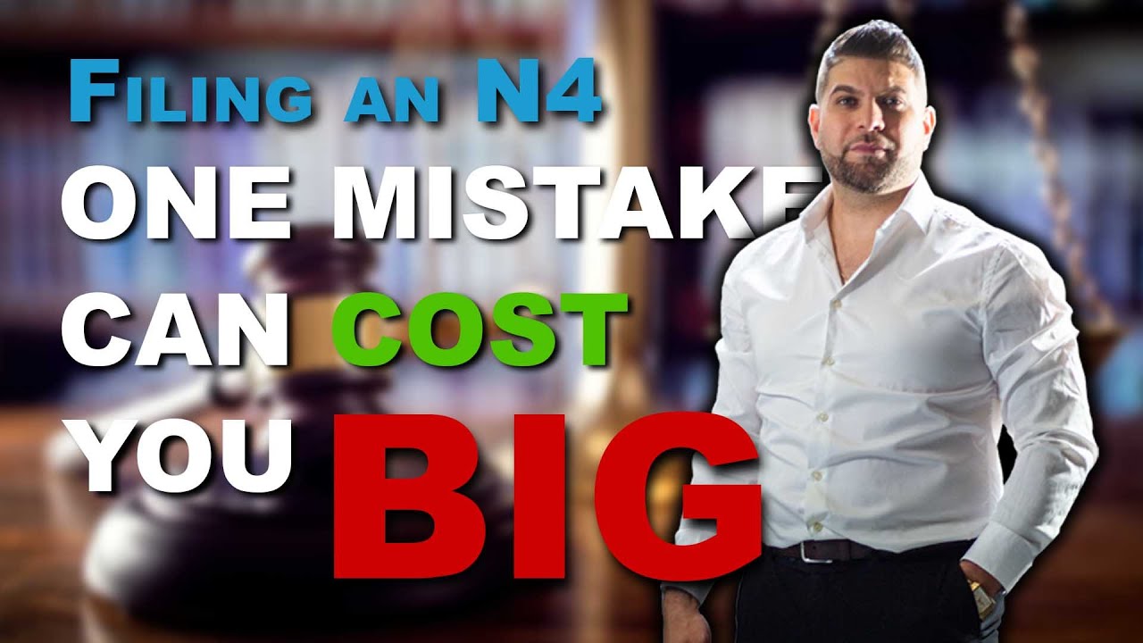 Legal Talk｜Landlord and Tenant Board [Basics] - How Do You Serve an N4?