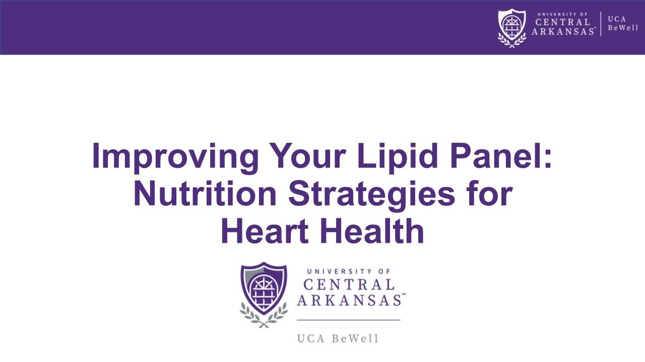 BeWell Education Session: 2025-2026 Lipid Health Presentation