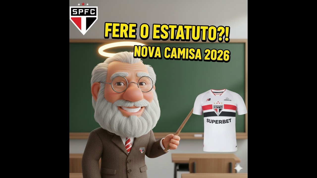 FERE O ESTATUTO?! Nova camisa do São Paulo vira polêmica
