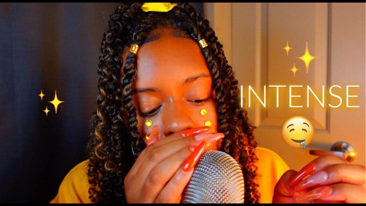ASMR - INTENSE INAUDIBLE/UNINTELLIGIBLE WHISPERS 💛 + NAIL TAPPING 🤤✨ (1000% TINGLY)