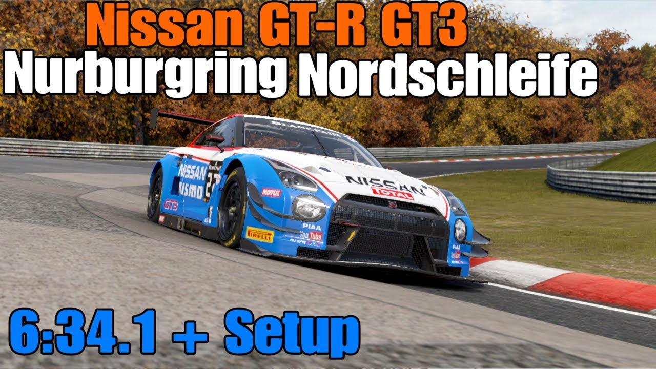 Project Cars 2 Nissan GT-R GT3 Nurburgring Nordschleife | 6:34.1 + Setup