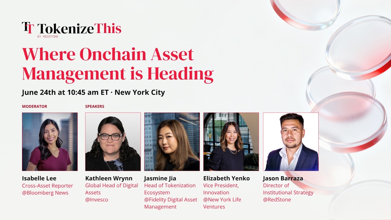Where Onchain Asset Management is Heading | TokenizeThis NYC 2026