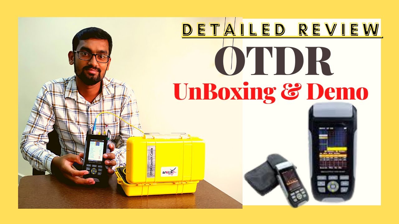 OTDR Unboxing and Live Demo | Detailed review of OTDR | #OTDR #VFL #OPM