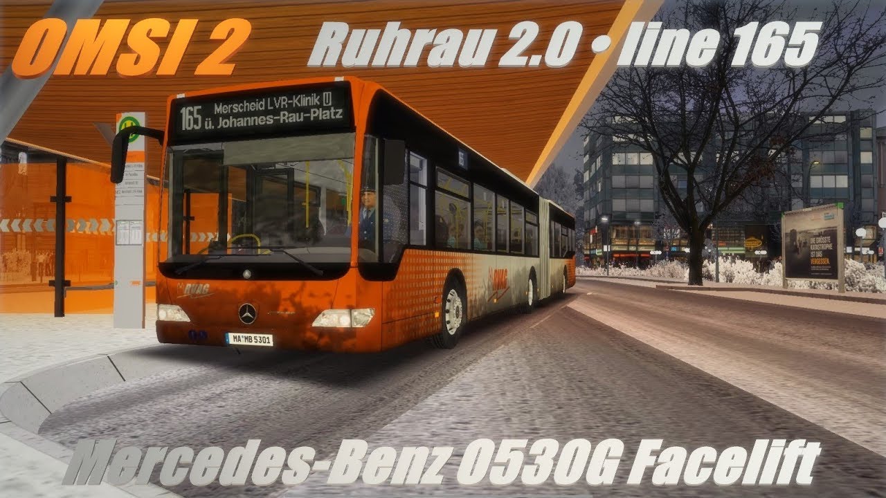 OMSI 2 &bull; Ruhrau 2.0 (line 165) &bull; Mercedes-Benz O530G Facelift
