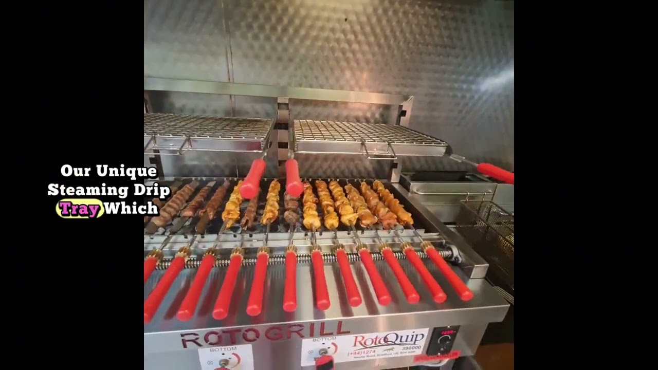 Rotoquip Auto-Pivoting BBQ Chargrill For Commercial Kitchens