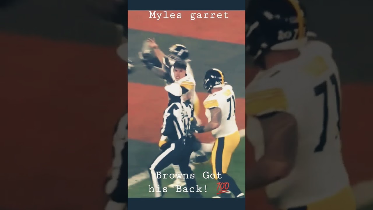 Myles Garrett Mason Rudolph Fight