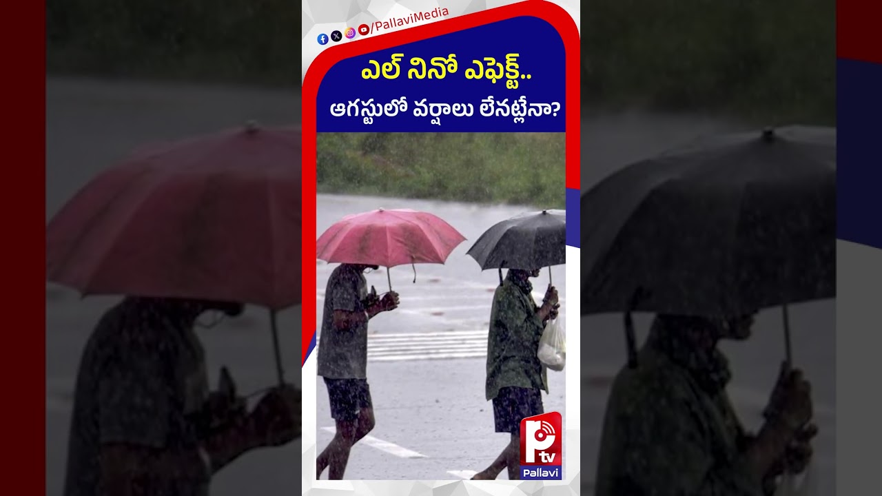 ఎల్ నినో ఎఫెక్ట్.. ఆగస్టులో వర్షాలు..| El Ni&ntilde;o | August Rainfall | Rain Alert | Weather Report