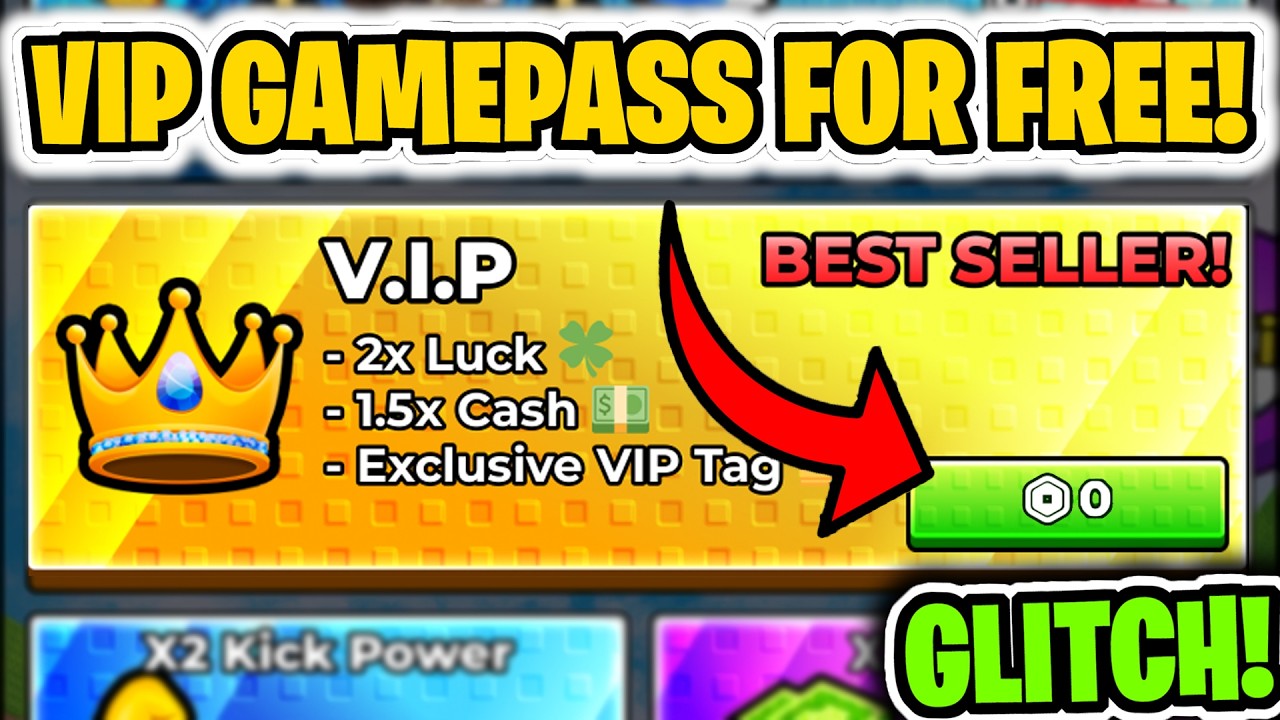 КАК ПОЛУЧИТЬ VIP-ИГРОВОЙ ПРОПУСК В KICK A LUCKY BLOCK БЕСПЛАТНО!