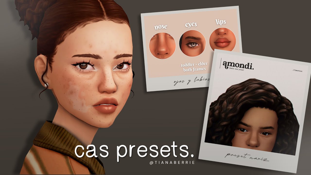 cas presets para crear sims con rasgos únicos en los sims 4.
