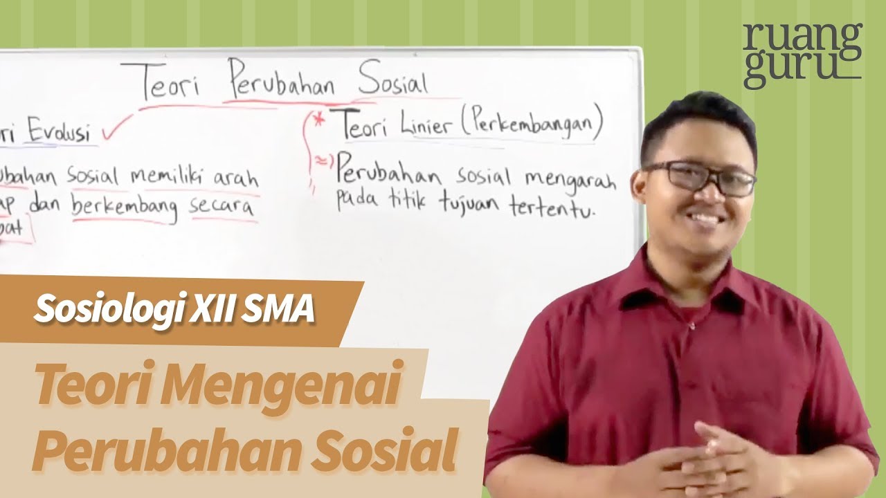 ruangbelajar - Sosiologi XII SMA - Teori Mengenai Perubahan Sosial