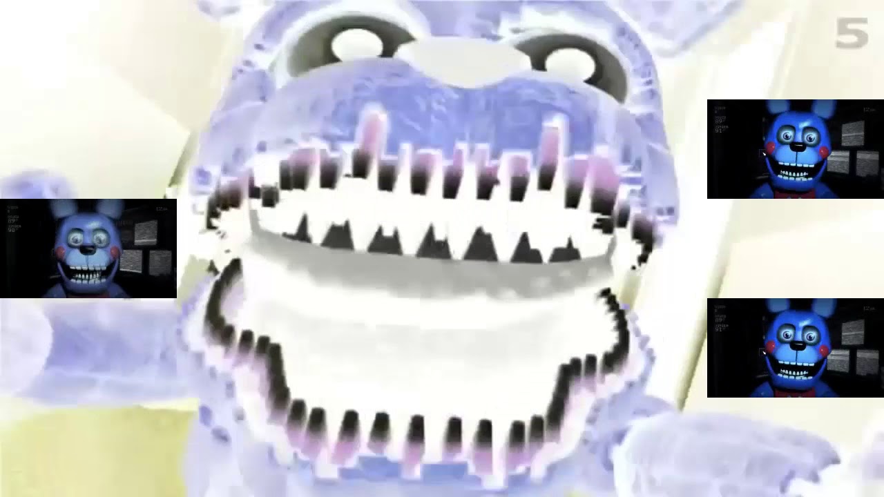 FNAF 1,2,3,4,Sister Location,6 Jumpscares Sparta Venom AB75E Remix