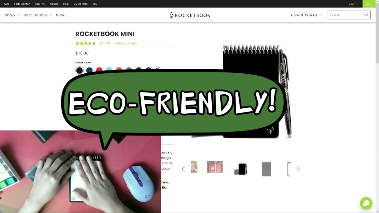 Want a reusable notepad? Check out this Rocketbook mini! 📝 (with TIPS for usage)