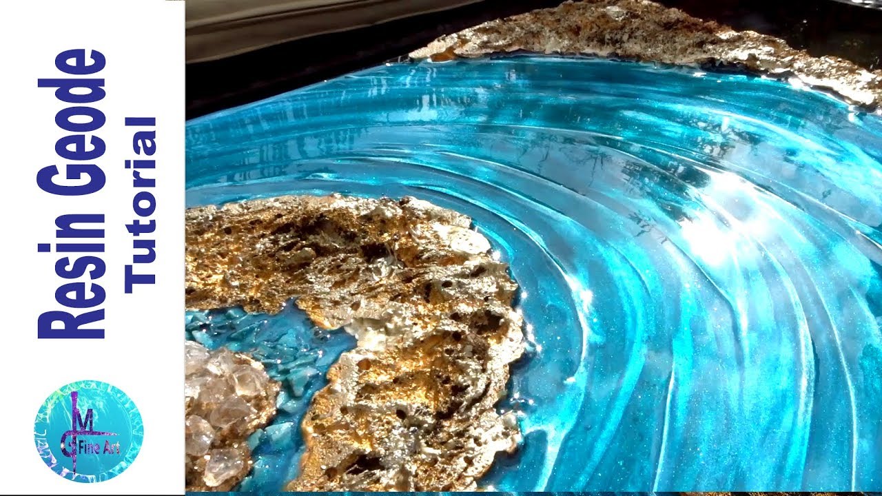 AWESOME RESIN GEODE with a natural look, constraction foam, plaster & resin