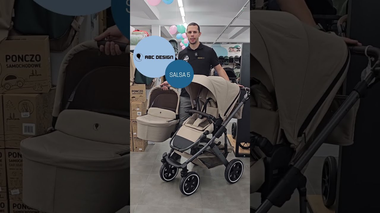 ABC Design Salsa 5 Air &ndash; Wszechstronny w&oacute;zek 2w1 dla nowoczesnych rodzic&oacute;w