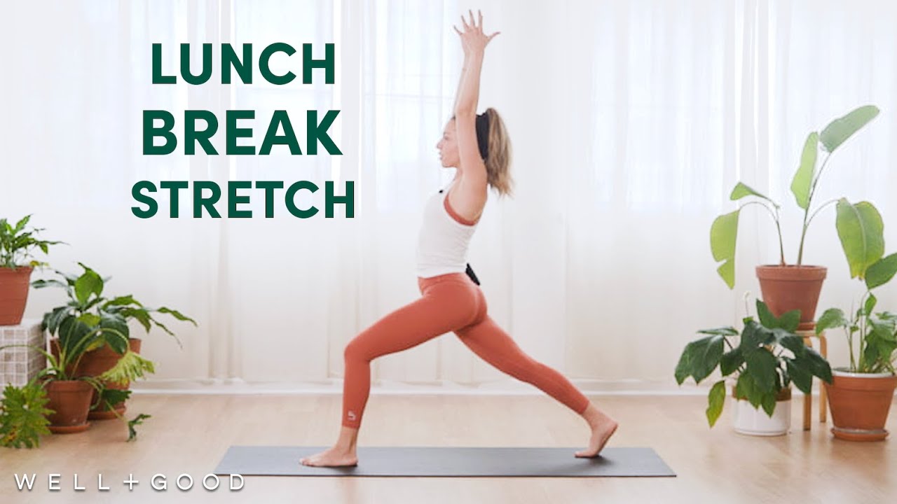 7 Minute Lunch Break Stretch | Good Stretch | Well+Good
