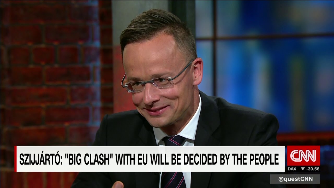 Hungarian Foreign Minister on clash with EU