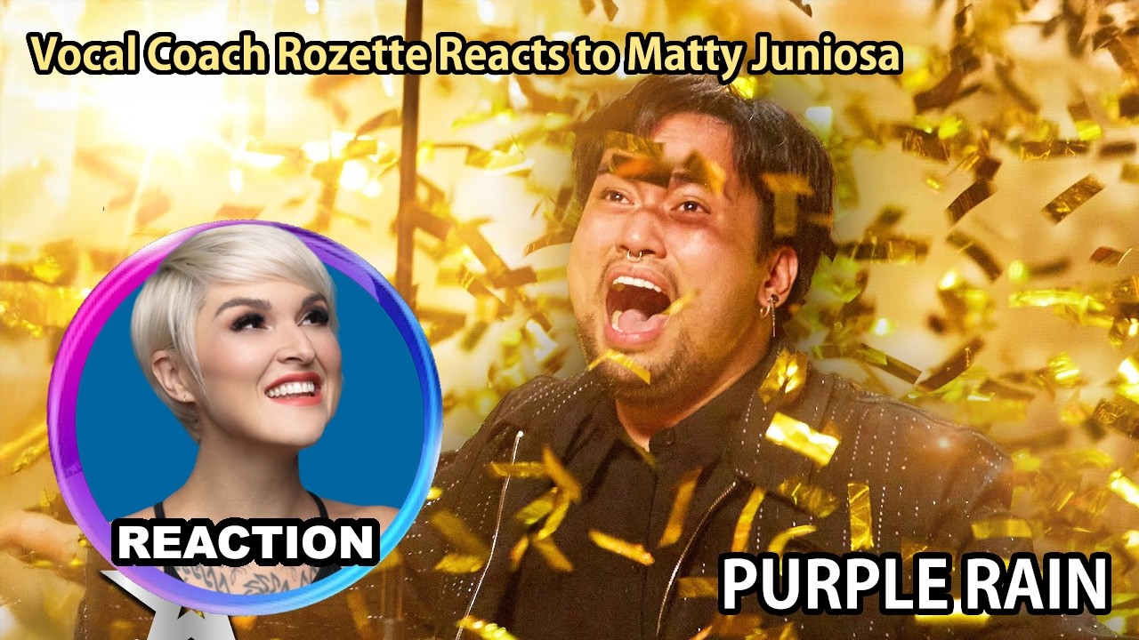 Vocal Coach Reacts to Matty Juniosa - Purple Rain on Britain's Got Talent｜國外聲樂老師點評 #rozette #bgt