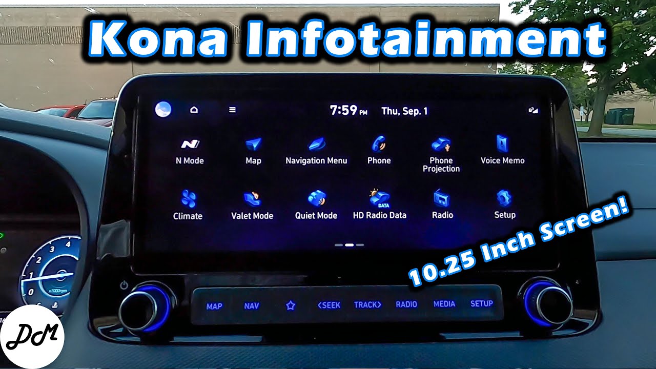 2022 Hyundai Kona — Infotainment Review | Touch Screen, Apple CarPlay, Android Auto How-To