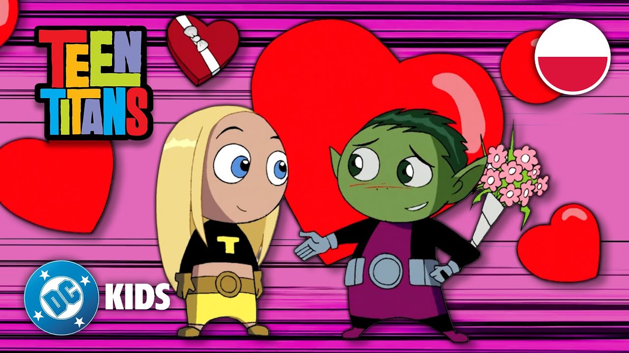 Terra i Beast Boy: ich historia miłosna! 💚💛 | Teen Titans po Polsku 🇵🇱 | @DCKidsInternational