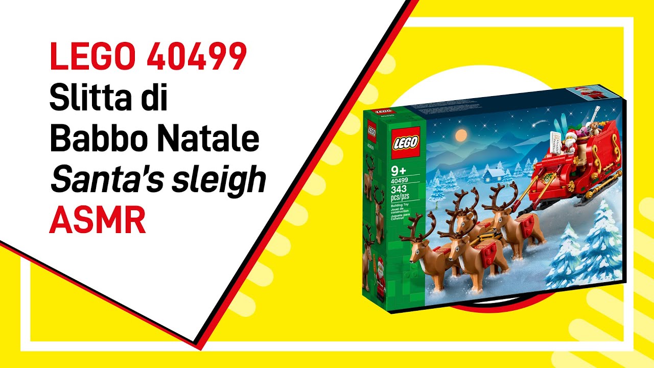 Lego 40499 Slitta di Babbo Natale / Santa's sleigh ASMR
