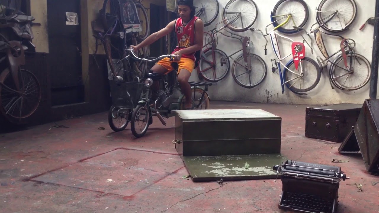 Trike tricycle test run 80cc moped @ bzkleta vintage bicycles , collectibles and leather goods ph