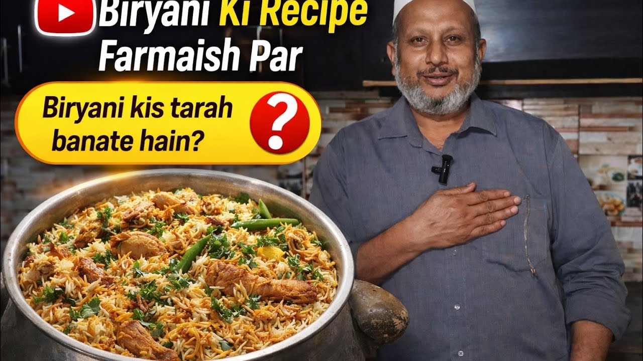 Biryani ki recipe farmaish par #YAVellaChachu