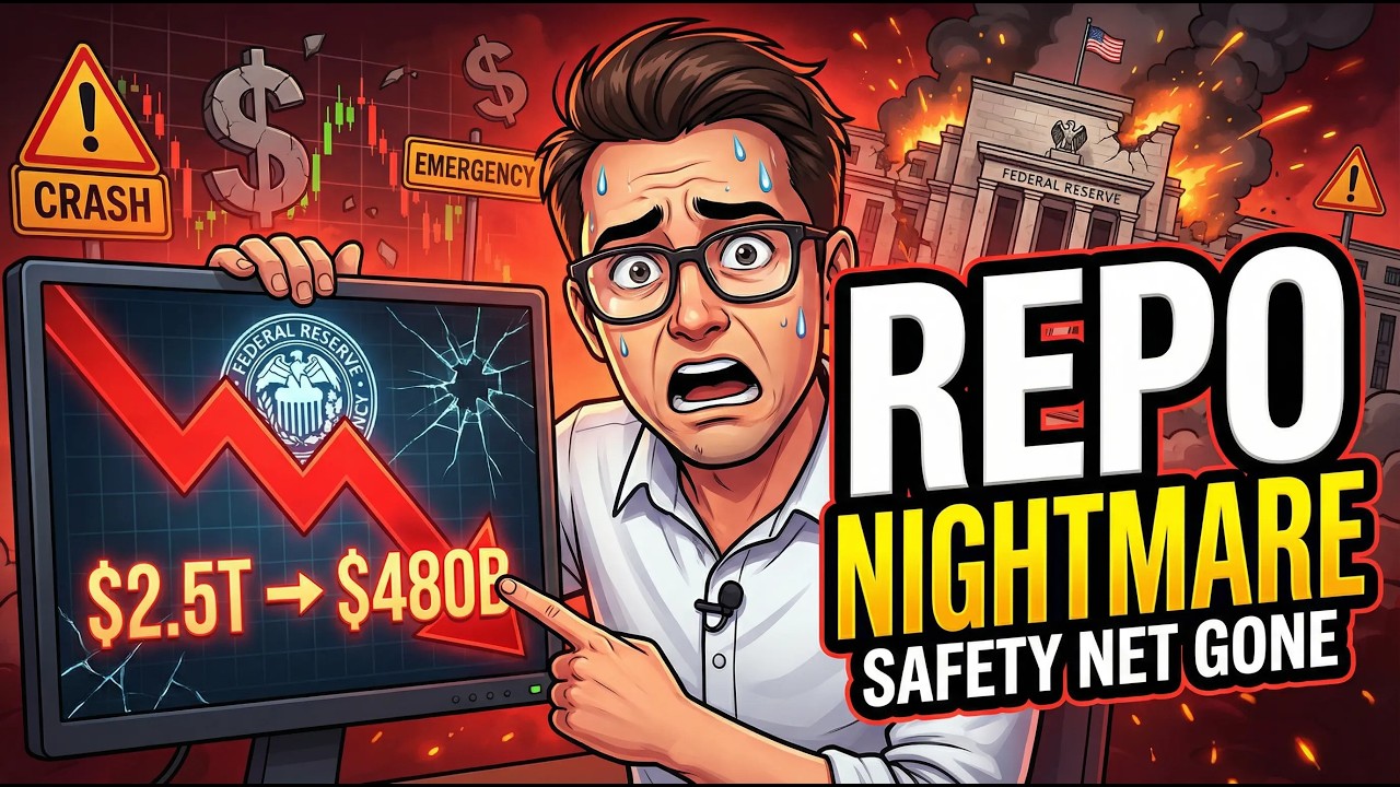 REVERSE REPO NIGHTMARE: Fed’s $2.5T Safety Net Down to $480B (What’s Next?)