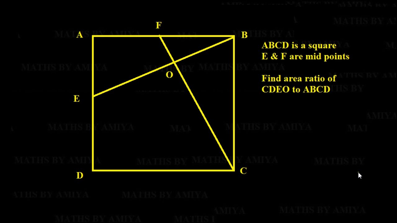 Geometry for CAT 2024 : Session 34 : Question on Square and points on Side