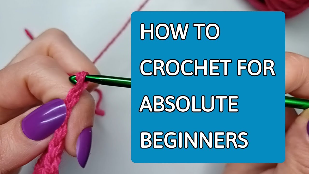 How to do a slip knot, chain stitch, single crochet (Tutorial)