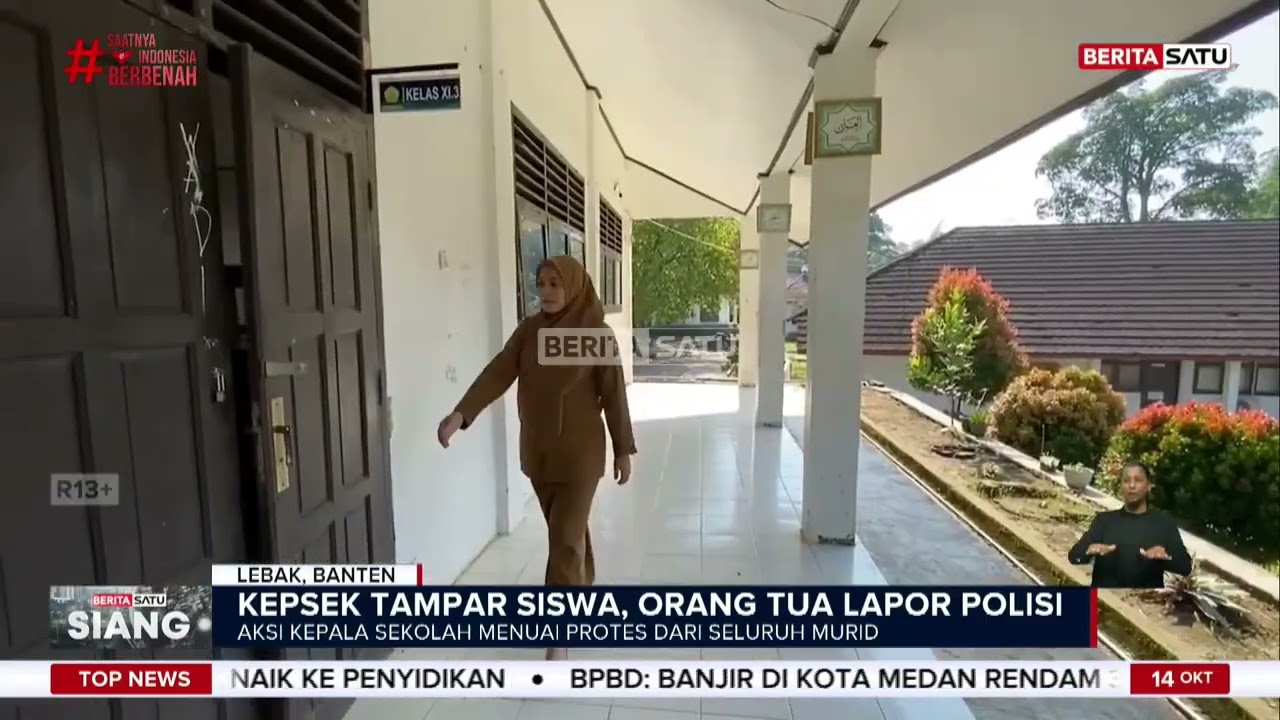 Kepsek Cimarga Lebak Tampar Siswa Gegara Ketahuan Merokok 