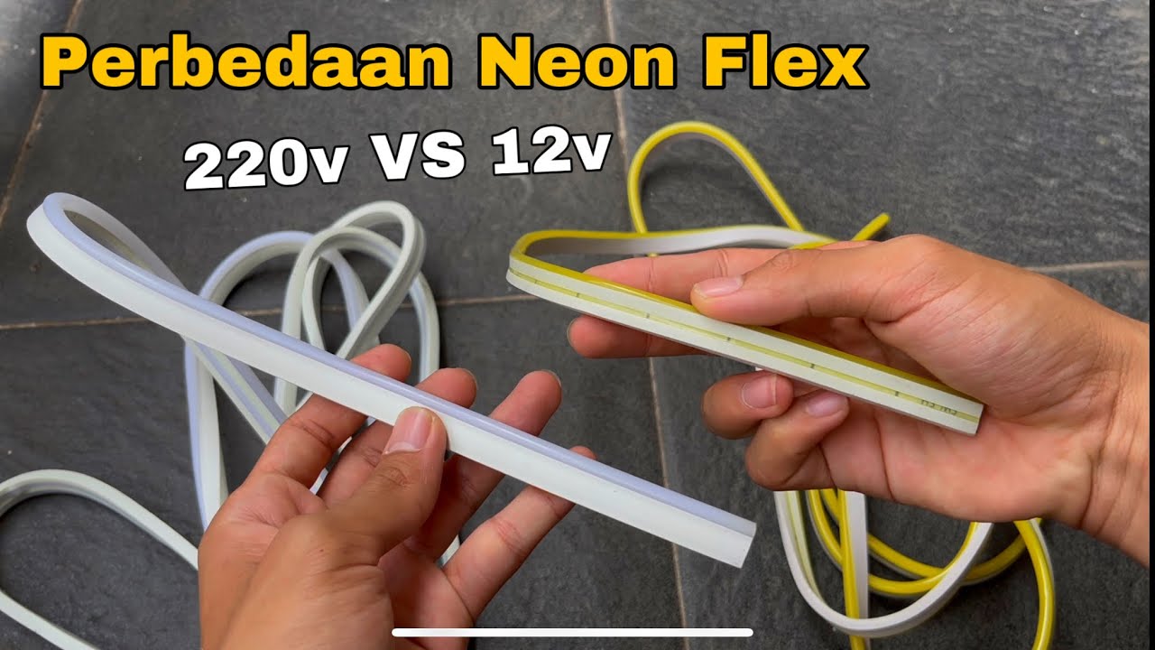 Perbedaan Neon flex 12v vs Neon Flex 220v