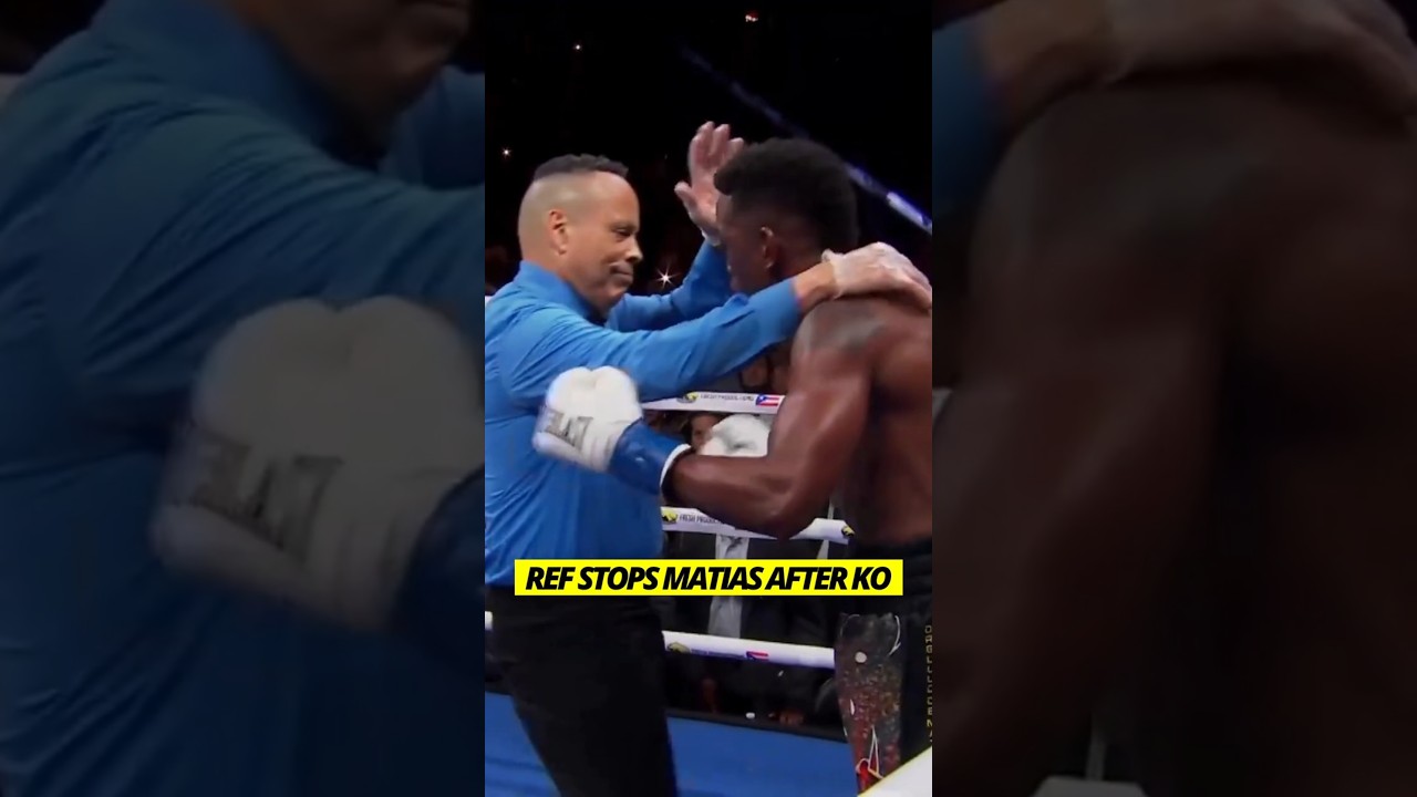 REF STOPS MATIAS AFTER KO  