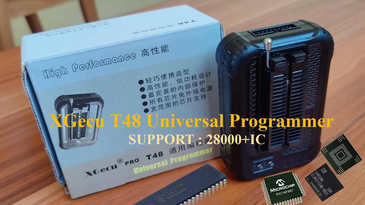 XGecu T48 programmer basics information