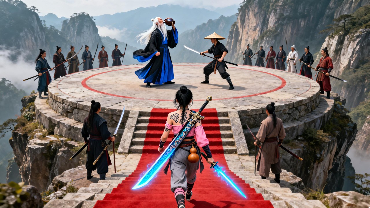 十大高手瞧不起山野少女，怎料少女竟是隱世高手丨完整版丨中文字幕丨 #4K#古裝劇#武俠#中國電視劇 #chinesedrama