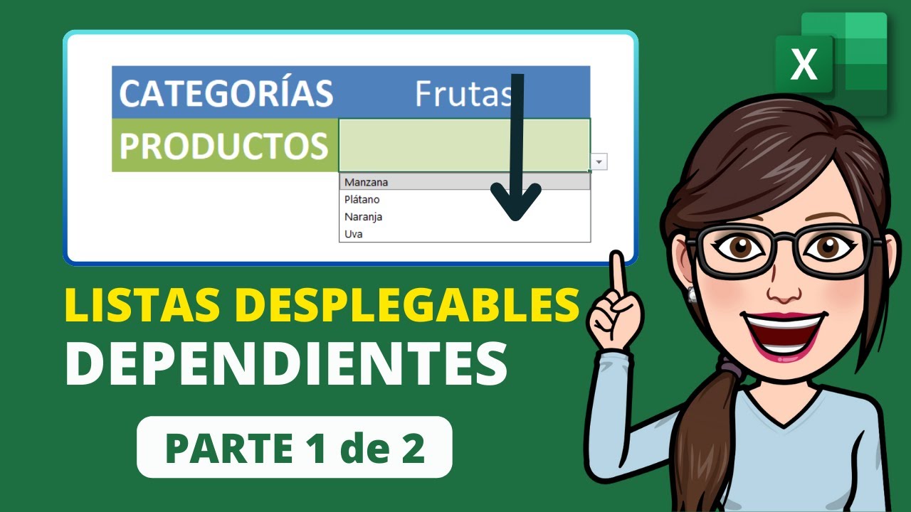 📋 LISTAS DESPLEGABLES DEPENDIENTES en Excel (Parte 1: con rangos)