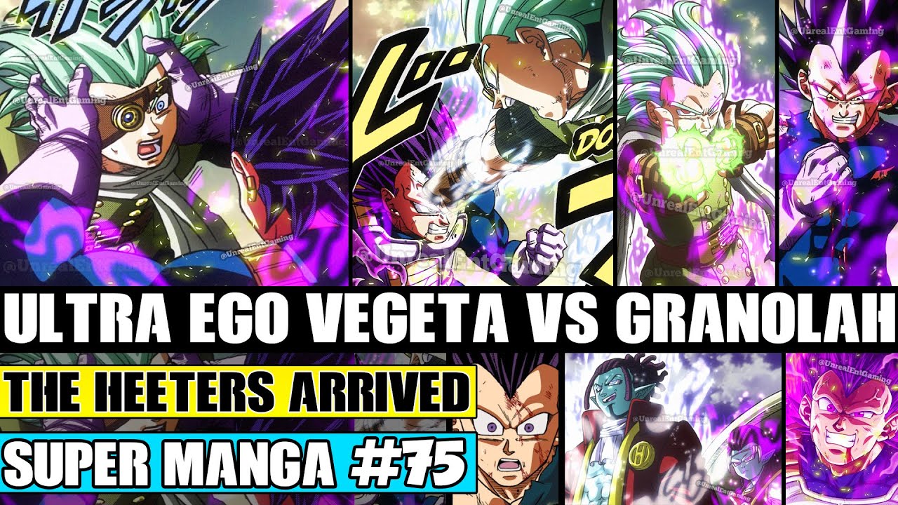 MEGA INSTINCT VEGETA VS GRANOLAH! The Heeters Arrive Dragon Ball Super Manga Chapter 75 Review