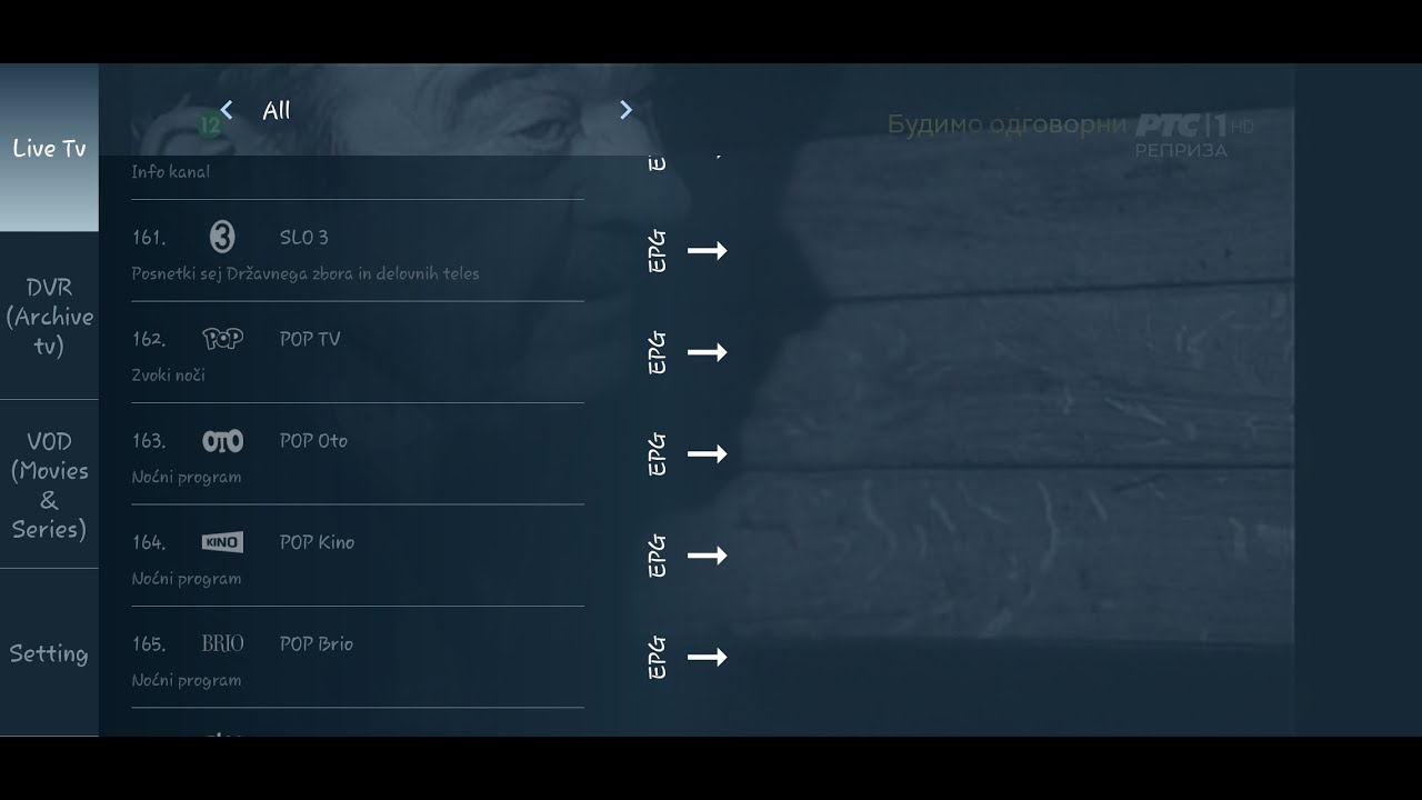 Age IPTV features - 
