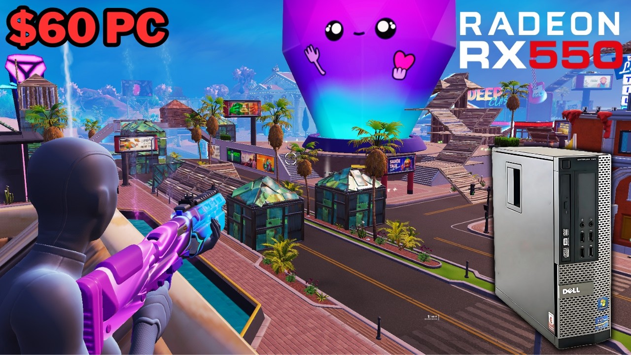 Playing A Fortnite Tournament On A $60 Dell PC In 2026! 😭🙏