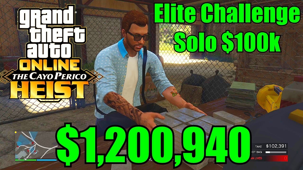 GTA 5 Online The Cayo Perico Heist Elite Challenge Vol.14