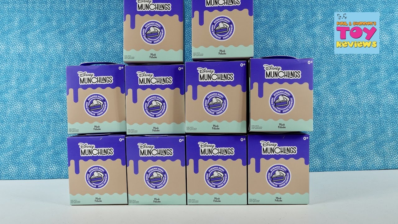 Dynamic Duos Disney Munchlings Blind Box Plush Unboxing Review | PSToyReviews
