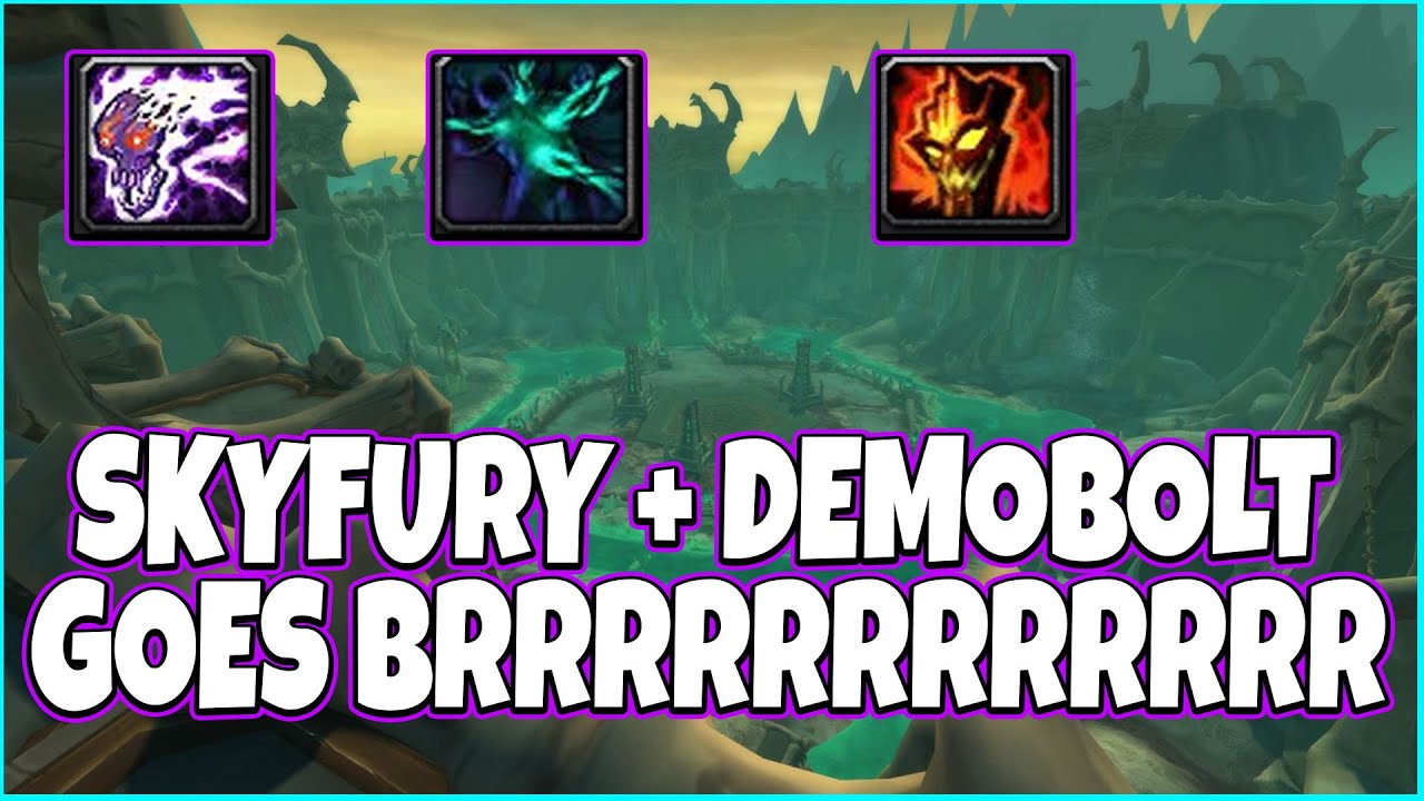 Demonbolt + Skyfury goes BRRRRRRRRR - Demonology Warlock ft Resto Shaman Pumping Big Dam (1 Leggo)
