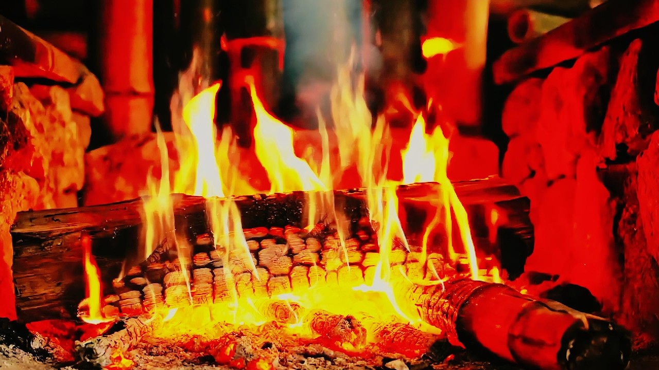 🔥 Fireplace UHD! Cozy Fire Sounds for Studying & Working