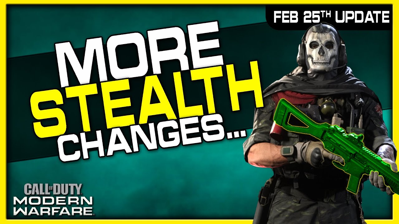 More Stealth Changes... (Huge Striker 45 HP & Spotter Buff!)