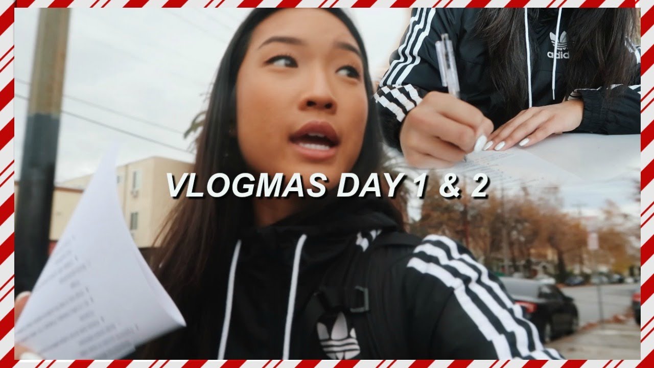 WELCOME TO VLOGMAS! (i'm already stressed) | KRISMAS DAY 1 & 2